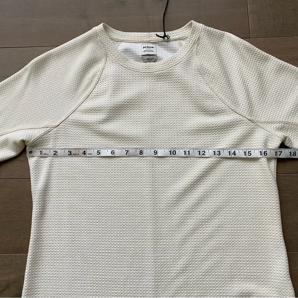 Prana Wensley Long Sleeve Wool Blend Thermal Top XS - Picture 11 of 12
